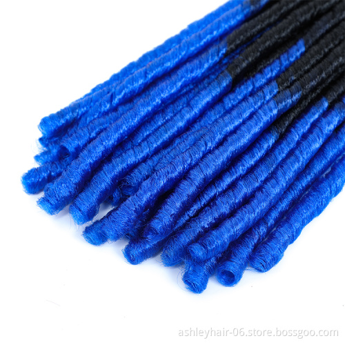 Julianna  Morgan 12 Inch Premium 100% Kanekalon Synthetic Soft Dread Lock Braid Dreadlock Hair Softex Soft dread Hair